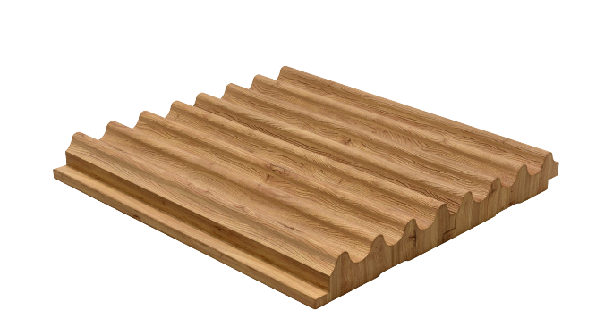 Sorrento fluted wooden panel